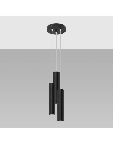 Lampa wisząca LAGOS 3P czarny