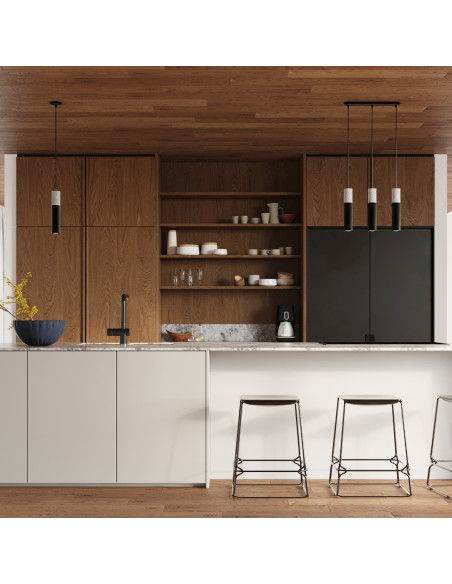 Lampa wisząca BORGIO 3P czarny