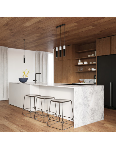 Lampa wisząca BORGIO 3P czarny