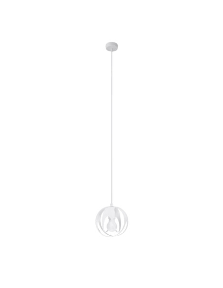 Lampa wisząca TULOS 1 biała