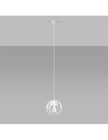 Lampa wisząca TULOS 1 biała