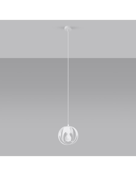 Lampa wisząca TULOS 1 biała