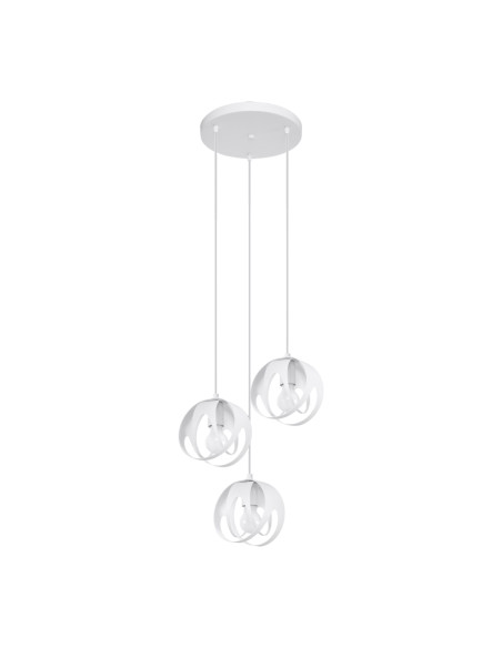 Lampa wisząca TULOS 3P biała