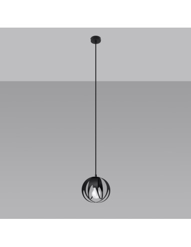 Lampa wisząca TULOS 1 czarna