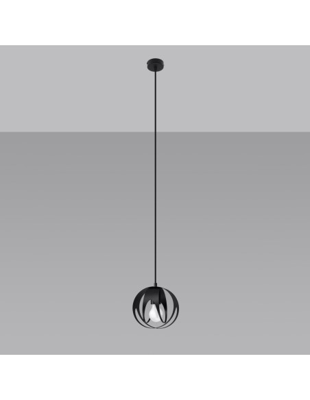 Lampa wisząca TULOS 1 czarna