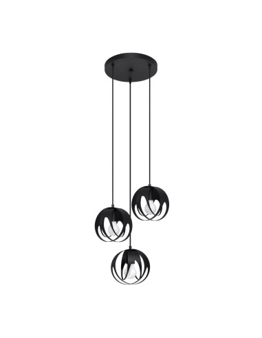 Lampa wisząca TULOS 3P czarna