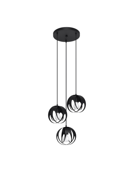 Lampa wisząca TULOS 3P czarna