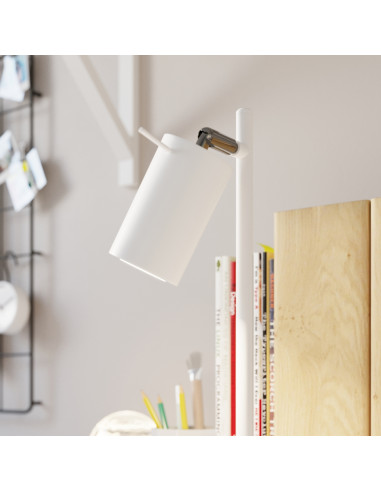 Lampa biurkowa RING biała