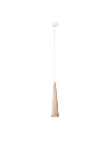 Lampa wisząca SULA 1 naturalne drewno