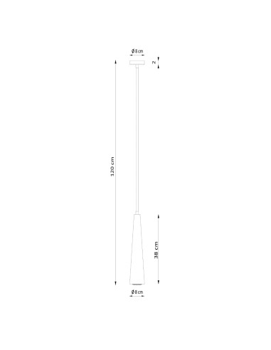 Lampa wisząca SULA 1 naturalne drewno