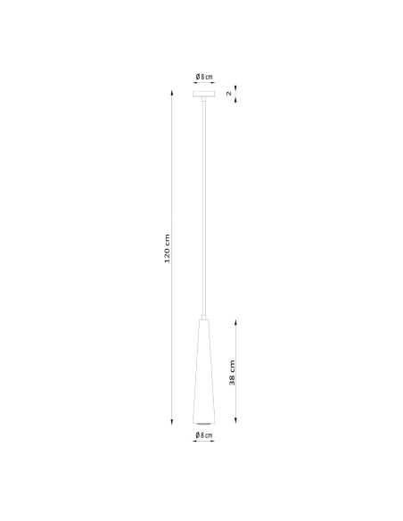 Lampa wisząca SULA 1 naturalne drewno