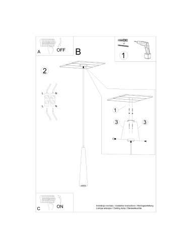 Lampa wisząca SULA 1 naturalne drewno