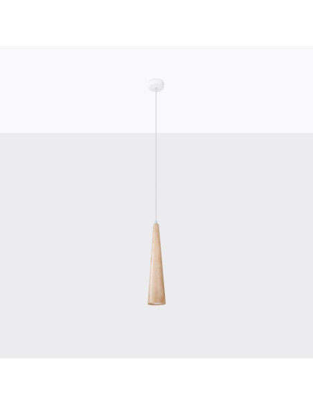 Lampa wisząca SULA 1 naturalne drewno