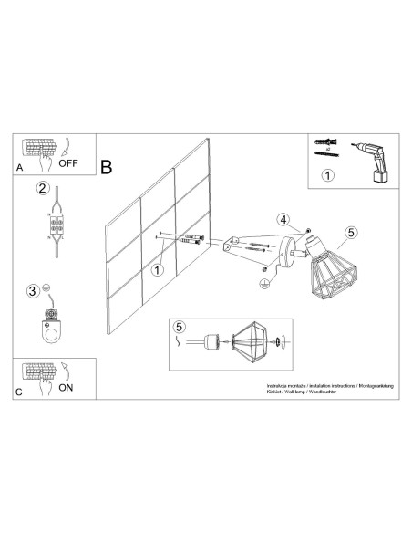 Kinkiet ARTEMIS 1 biały