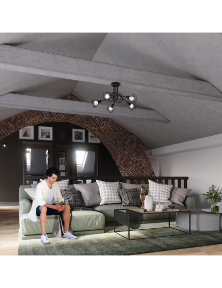 Kinkiet ARTEMIS 1 czarny