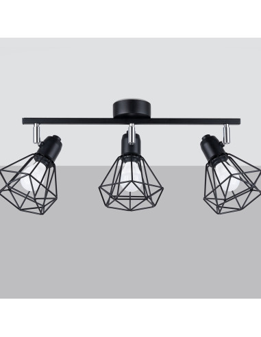 Plafon ARTEMIS 3 czarny