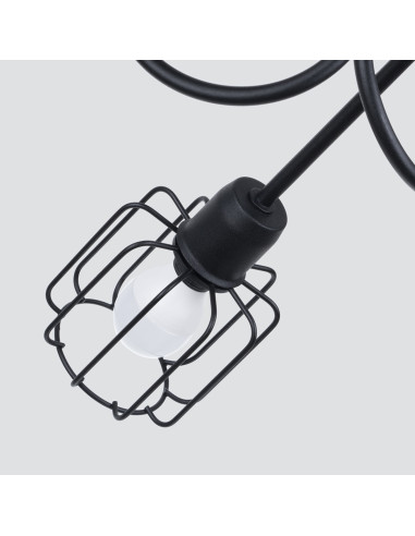 Żyrandol BELUCI 5S czarny