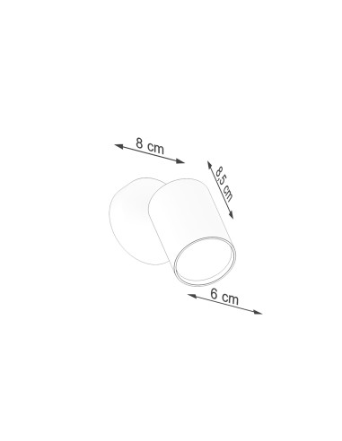 Kinkiet LEMMI 1 czarny