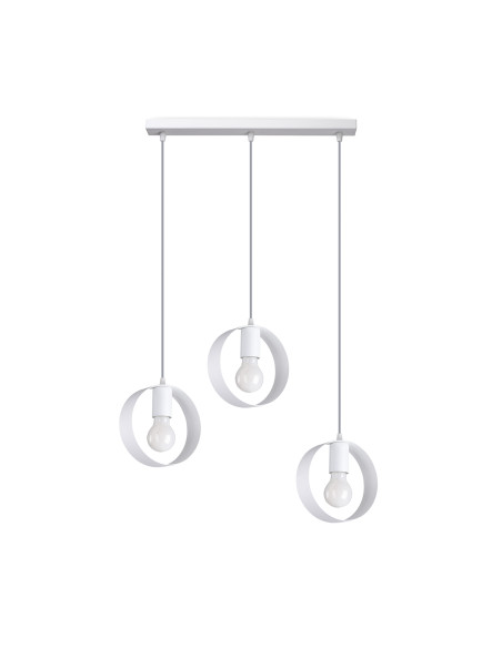 Lampa wisząca TITRAN 3 biała