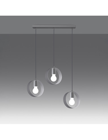 Lampa wisząca TITRAN 3 biała