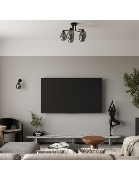 Żyrandol FILLAN 3 czarny