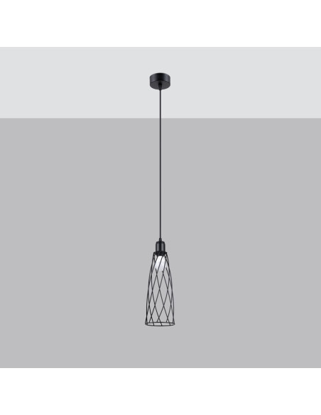 Lampa wisząca SUBA 1 czarna