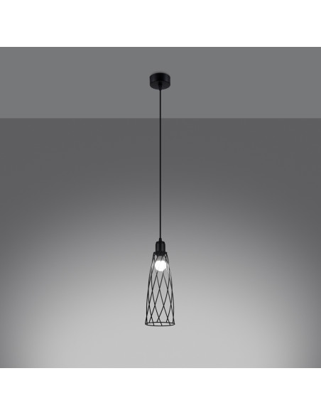 Lampa wisząca SUBA 1 czarna