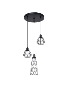 Lampa wisząca SUBA 3P czarna