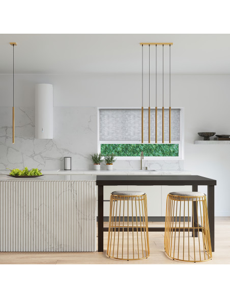 Lampa wisząca PASTELO 3P złota