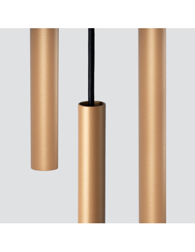 Lampa wisząca PASTELO 3P złota