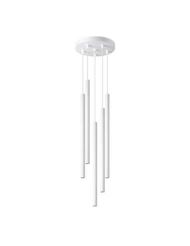 Lampa wisząca PASTELO 5P biała