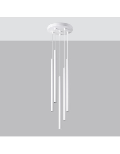 Lampa wisząca PASTELO 5P biała