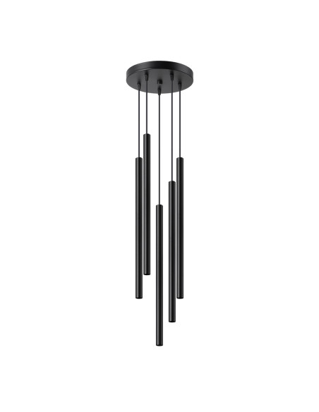 Lampa wisząca PASTELO 5P czarna