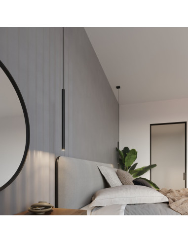 Lampa wisząca PASTELO 5P czarna
