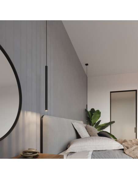 Lampa wisząca PASTELO 5P czarna