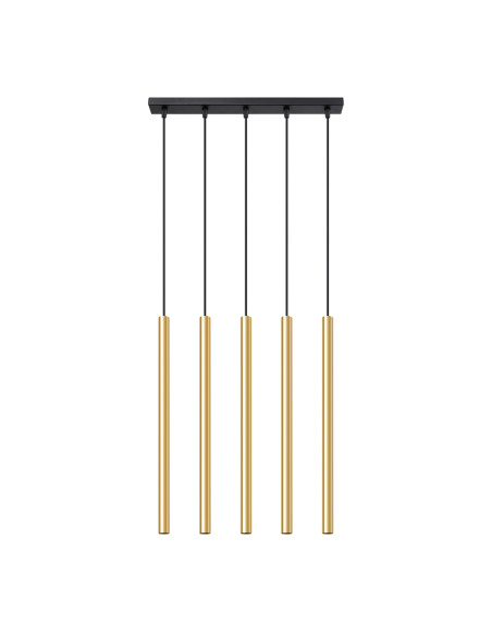 Lampa Wisząca PASTELO 5L złoty połysk