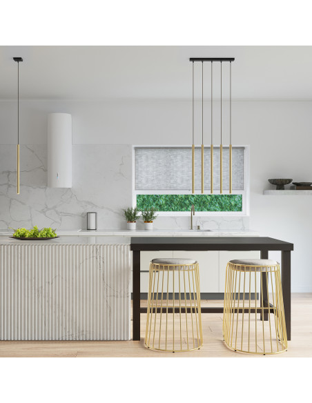 Lampa Wisząca PASTELO 5L złoty połysk
