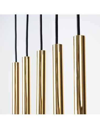 Lampa Wisząca PASTELO 5L złoty połysk