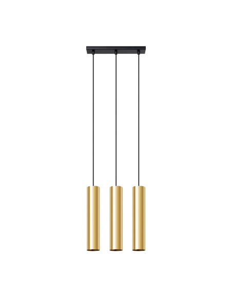 Lampa Wisząca LAGOS 3 złoty połysk
