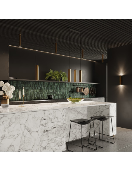 Lampa Wisząca LAGOS 3 złoty połysk