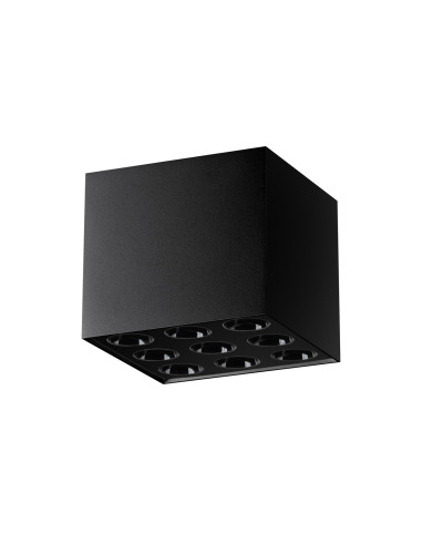Plafon OZZY czarny LED