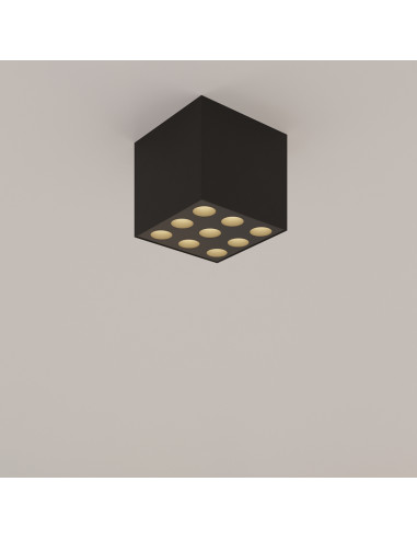 Plafon OZZY czarny LED