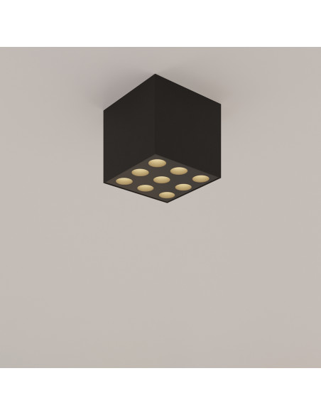 Plafon OZZY czarny LED