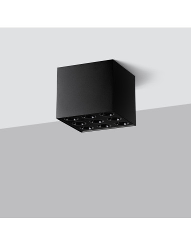 Plafon OZZY czarny LED