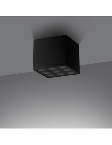 Plafon OZZY czarny LED