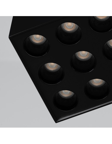 Plafon OZZY czarny LED