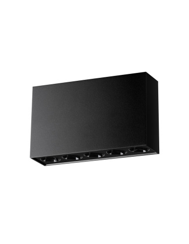 Plafon SOLE czarny LED