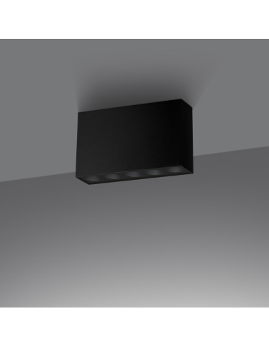 Plafon SOLE czarny LED