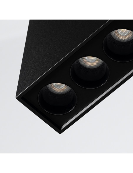 Plafon SOLE czarny LED