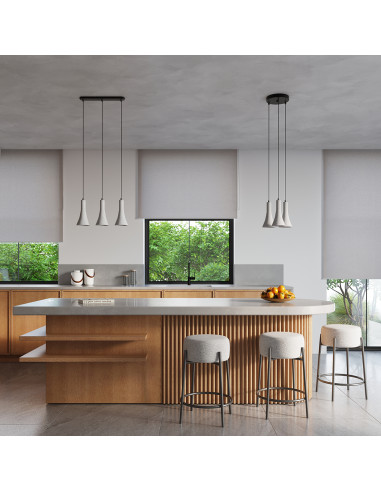 Lampa wisząca REA 2 beton